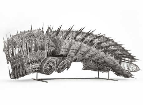 Out of Hand: Materializing the Postdigital at MAD - Twisted Dump Truck by Wim Delvoye