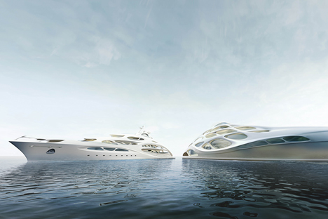 Superyachts by Zaha Hadid for Blohm+Voss