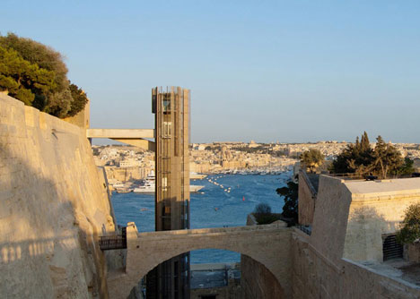 Barrakka Lift in Valletta, Malta, by Architecture Project
