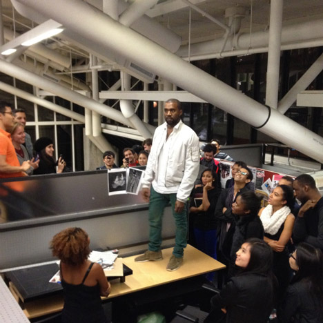 Kanye West at Harvard Graduate School of Design