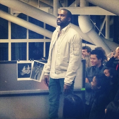Kanye West at Harvard Instagram photo by dashamikic