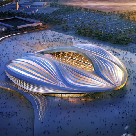 Zaha Hadid's Qatar 2022 World Cup stadium