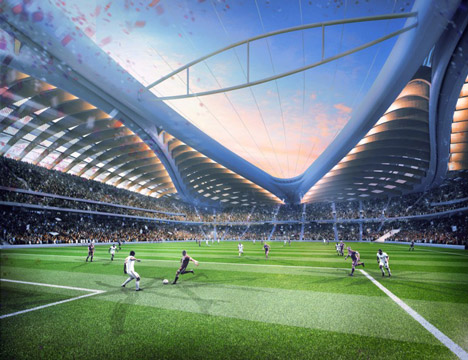 Zaha Hadid unveils design for Qatar 2022 World Cup stadium
