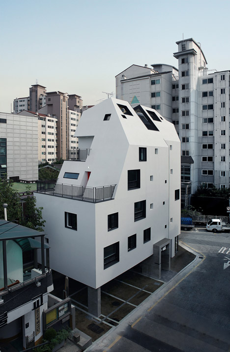 YOAP White House apartment block in Seoul by Design Band YOAP