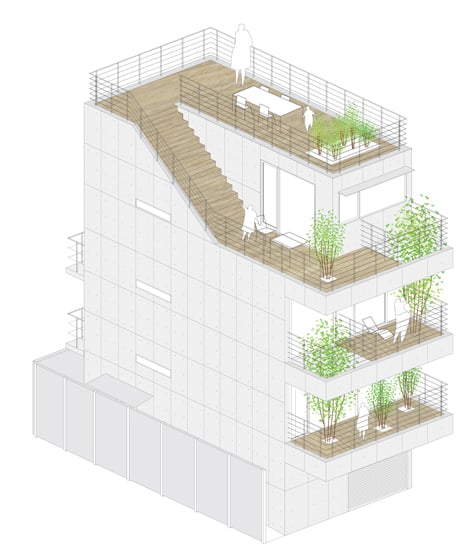 Balcony House by Ryo Matsui Architects_dezeen_11