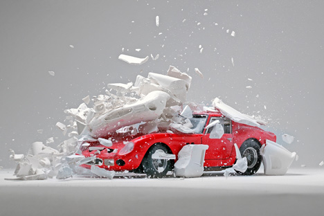 Disintegrating and Hatch cars by Fabien Ofner
