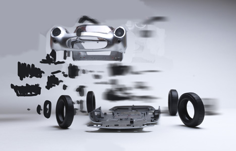 Disintegrating and Hatch cars by Fabien Ofner