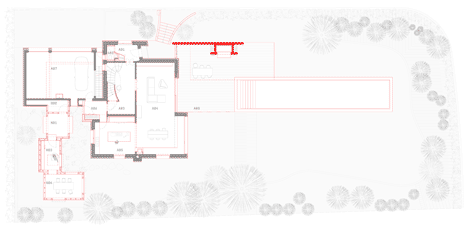Ground floor plan of Haus von Arx by Haberstroh Schneider Architekten