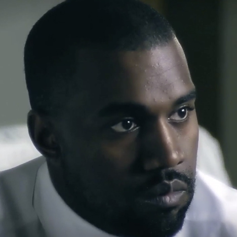 Kanye West protrait from interview for Rem Koolhaas documentary by Tomas Koolhaas Dezeen