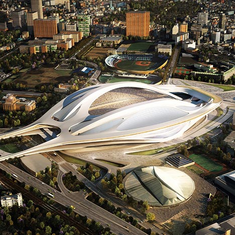 Zaha Hadid's Tokyo Olympic stadium to be scaled back