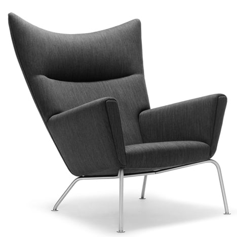 CH445 Wing chair designed by Hans J. Wegner for Carl Hansen and Son in 1960