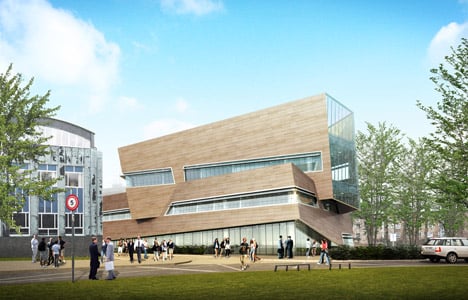 Daniel Libeskind unveils timber-clad physics centre for Durham University