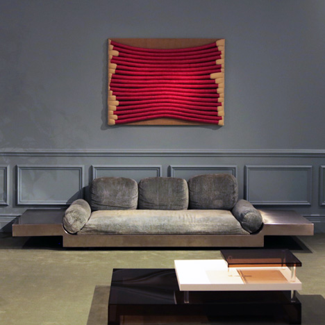 Maria Pergay interior, presented by Demisch Danant at Design Miami 2013