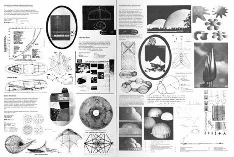 Whole Earth Catalog page spread