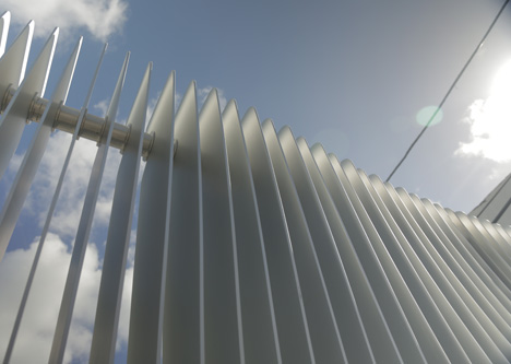 DASH fence by Marc Newson, Miami Design District