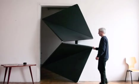 Evolution Door reinvented with folding mechanism by Klemens Torggler