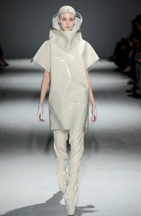 Gareth Pugh dresses models like abominable snowmen and wind-up toys