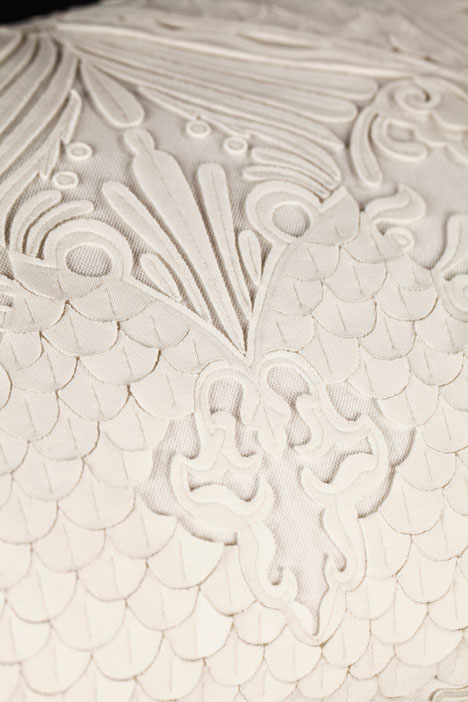 Material detail at BE OPEN Made In India exhibition