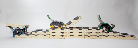 Robotic bricklayers developed to work like termites