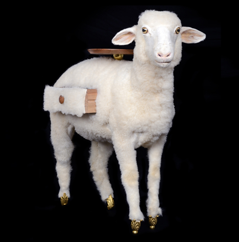 Taxidermy sheep cabinet joins Salvador Dalí furniture collection