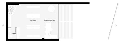 First floor plan of Tea house by Estudio 30 51