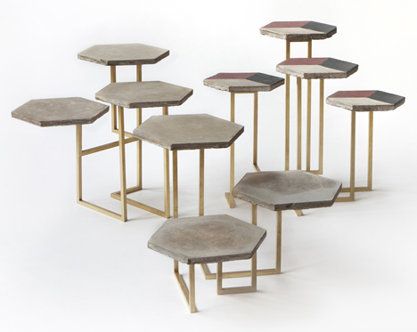 Discarded materials from Milanese homes used to make furniture by Atelier Biagetti