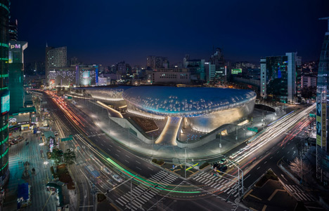 Dongdaemun Design Park and Plaza by Zaha Hadid