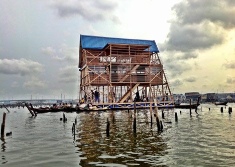 NLE's floating school casts anchor in Lagos Lagoon