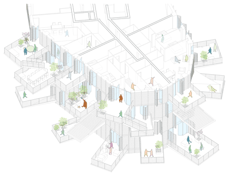Sou Fujimoto designs tree-inspired tower for Montpellier "modern follies" project