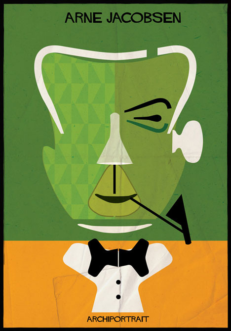 Arne Jacobsen Archiportrait by Federico Babina