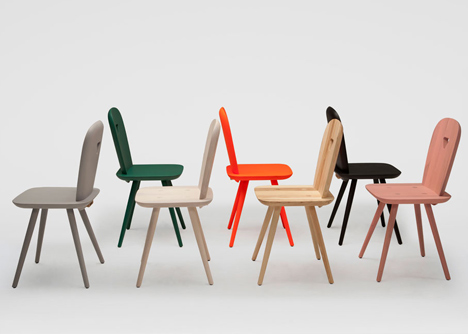 Casamania launches La-Dina chair by Luca Nichetto at Milan design week
