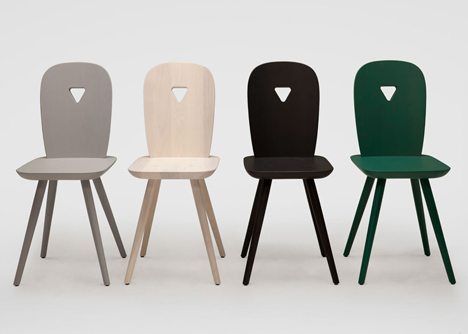 Casamania launches La-Dina chair by Luca Nichetto at Milan design week