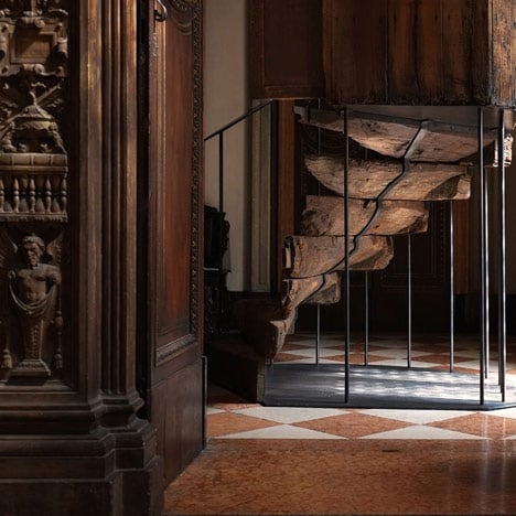 JamesPlumb marries cupboard and staircase for Milan exhibition