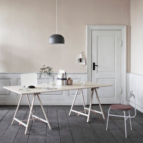 Knot Trestle table by Cecilie Manz for Menu