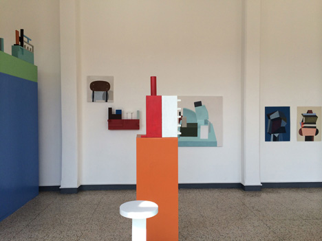 Nathalie Du Pasquier exhibition at her studio in Milan Disegno