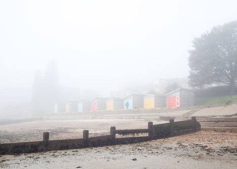 New beach huts at Southend on Sea by Pedder and Scampton Architects