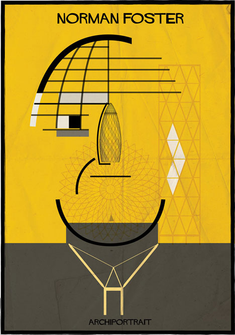 Norman Foster Archiportrait by Federico Babina