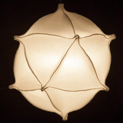 svulst varme klud 3D-woven polyester fabric lamps that glow in the dark