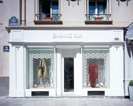 Shang Xia store in Paris by Kengo Kuma and Associates
