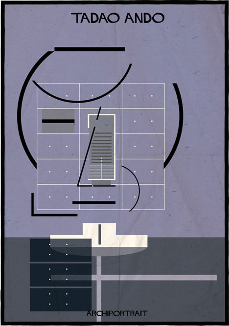Tadao Ando Archiportrait by Federico Babina