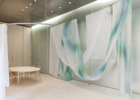 Kinnasand Milan showroom by Toyo Ito