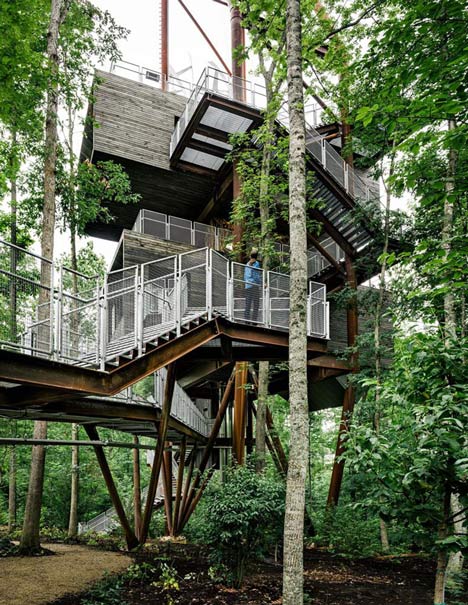 West Virginia treehouse by Mithun