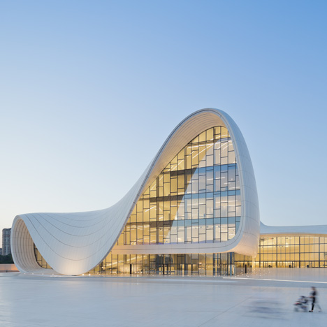 Heydar Aliyev Center, Baku, Azerbaijan. Designed by Zaha Hadid and Patrik Schumacher