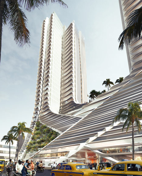 3XN breaks ground on Mumbai skyscrapers modelled on Indian plantlife