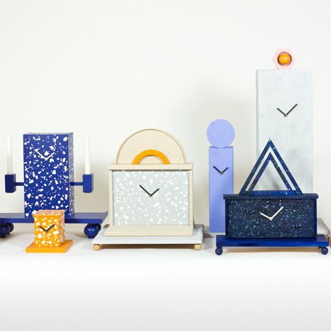 Omkompositioner clocks by Jenny Nordberg