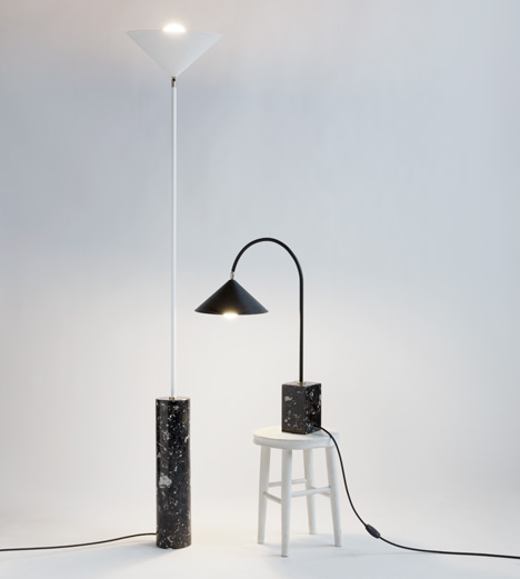 Aspect lamps by Moving Mountains