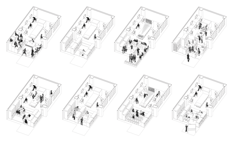 Office arrangements of Particular Studio by Particular Architects
