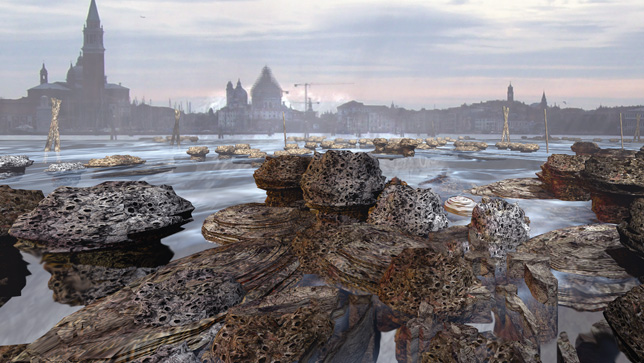 Visualisation of the Future Venice project by Rachel Armstrong