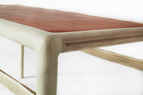 Sebastian Cox chestnut and ash furniture collection for Benchmark