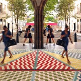Russ + Henshaw's Tile Mile brightens up Clerkenwell's historic arches